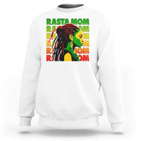 Rasta Mom Sweatshirt Jamaican Black Girls Flag Dreadlocks - Wonder Print Shop