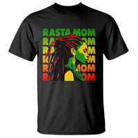 Rasta Mom T Shirt Jamaican Black Girls Flag Dreadlocks - Wonder Print Shop