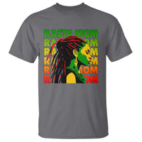 Rasta Mom T Shirt Jamaican Black Girls Flag Dreadlocks - Wonder Print Shop