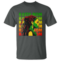 Rasta Mom T Shirt Jamaican Black Girls Flag Dreadlocks - Wonder Print Shop