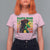 Rasta Mom T Shirt For Women Jamaican Black Girls Flag Dreadlocks - Wonder Print Shop