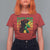 Rasta Mom T Shirt For Women Jamaican Black Girls Flag Dreadlocks - Wonder Print Shop