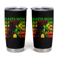 Rasta Mom Tumbler Cup Jamaican Black Girls Flag Dreadlocks - Wonder Print Shop