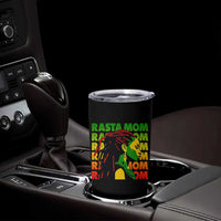 Rasta Mom Tumbler Cup Jamaican Black Girls Flag Dreadlocks - Wonder Print Shop