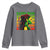 Rasta Mom Youth Sweatshirt Jamaican Black Girls Flag Dreadlocks - Wonder Print Shop