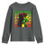 Rasta Mom Youth Sweatshirt Jamaican Black Girls Flag Dreadlocks - Wonder Print Shop