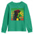 Rasta Mom Youth Sweatshirt Jamaican Black Girls Flag Dreadlocks - Wonder Print Shop
