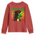 Rasta Mom Youth Sweatshirt Jamaican Black Girls Flag Dreadlocks - Wonder Print Shop