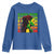 Rasta Mom Youth Sweatshirt Jamaican Black Girls Flag Dreadlocks - Wonder Print Shop
