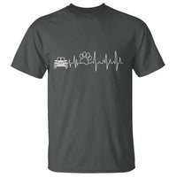 4x4 Off Road Car Riding Vintage Pet Paw Heartbeat T Shirt - Wonder Print Shop