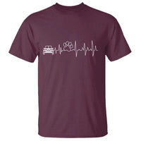 4x4 Off Road Car Riding Vintage Pet Paw Heartbeat T Shirt - Wonder Print Shop