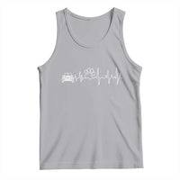 4x4 Off Road Car Riding Vintage Pet Paw Heartbeat Tank Top - Wonder Print Shop
