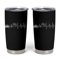 4x4 Off Road Car Riding Vintage Pet Paw Heartbeat Tumbler Cup - Wonder Print Shop
