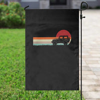 Off Road QUAD ATV Car Vintage Retro Sunset Garden Flag - Wonder Print Shop