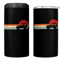Off Road QUAD ATV Car Vintage Retro Sunset 4 in 1 Can Cooler Tumbler - Wonder Print Shop