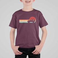 Off Road QUAD ATV Car Vintage Retro Sunset T Shirt For Kid - Wonder Print Shop