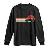 Off Road QUAD ATV Car Vintage Retro Sunset Long Sleeve Shirt - Wonder Print Shop