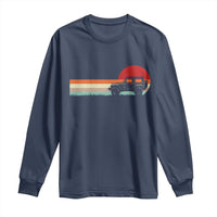 Off Road QUAD ATV Car Vintage Retro Sunset Long Sleeve Shirt - Wonder Print Shop