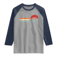Off Road QUAD ATV Car Vintage Retro Sunset Raglan Shirt - Wonder Print Shop