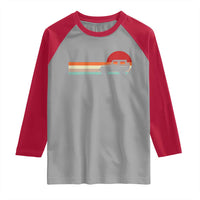 Off Road QUAD ATV Car Vintage Retro Sunset Raglan Shirt - Wonder Print Shop