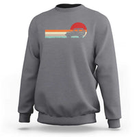 Off Road QUAD ATV Car Vintage Retro Sunset Sweatshirt - Wonder Print Shop