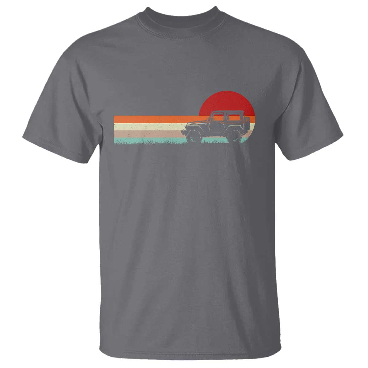 Off Road QUAD ATV Car Vintage Retro Sunset T Shirt - Wonder Print Shop