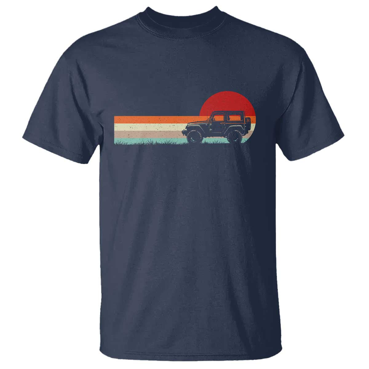Off Road QUAD ATV Car Vintage Retro Sunset T Shirt - Wonder Print Shop