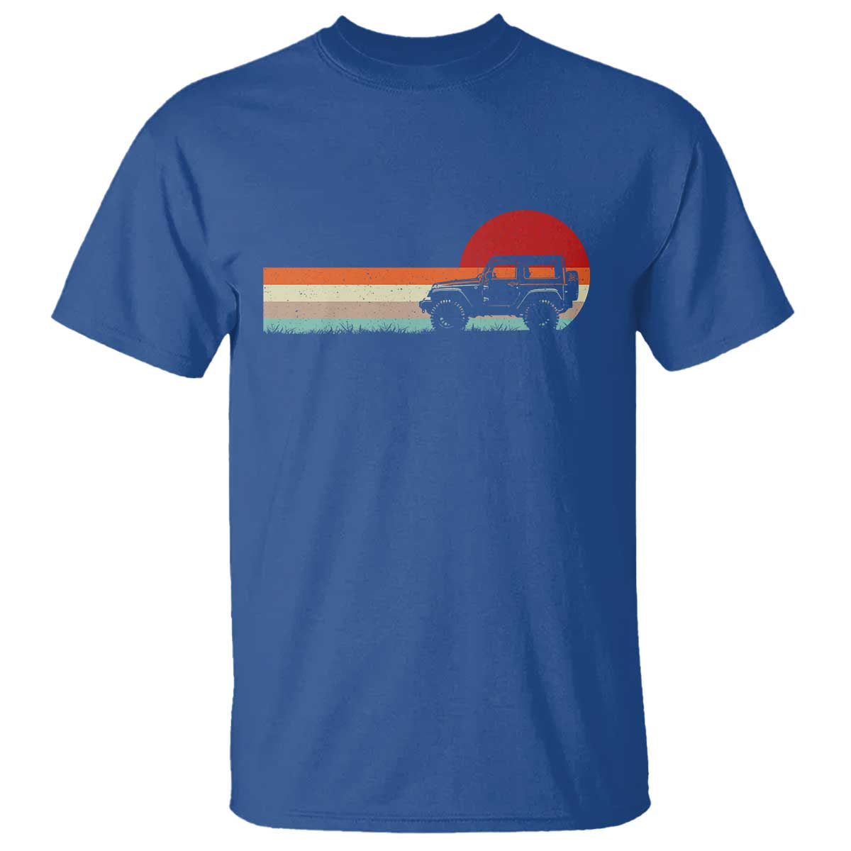 Off Road QUAD ATV Car Vintage Retro Sunset T Shirt - Wonder Print Shop