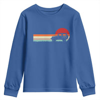 Off Road QUAD ATV Car Vintage Retro Sunset Youth Sweatshirt - Wonder Print Shop