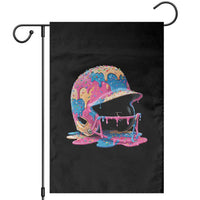 Funny Baseball Helmet Ice Cream Baseball Drip Garden Flag - Wonder Print Shop