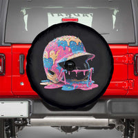 Funny Baseball Helmet Ice Cream Baseball Drip Spare Tire Cover - Wonder Print Shop