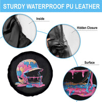 Funny Baseball Helmet Ice Cream Baseball Drip Spare Tire Cover - Wonder Print Shop
