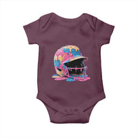 Funny Baseball Helmet Ice Cream Baseball Drip Baby Onesie - Wonder Print Shop