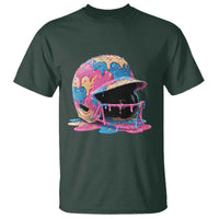 Funny Baseball Helmet Ice Cream Baseball Drip T Shirt - Wonder Print Shop