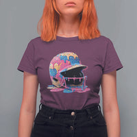 Funny Baseball Helmet Ice Cream Baseball Drip T Shirt For Women - Wonder Print Shop