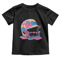 Funny Baseball Helmet Ice Cream Baseball Drip Toddler T Shirt - Wonder Print Shop