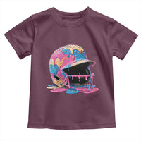 Funny Baseball Helmet Ice Cream Baseball Drip Toddler T Shirt - Wonder Print Shop