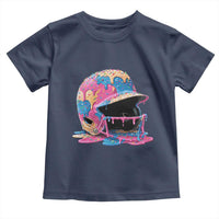 Funny Baseball Helmet Ice Cream Baseball Drip Toddler T Shirt - Wonder Print Shop