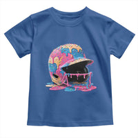 Funny Baseball Helmet Ice Cream Baseball Drip Toddler T Shirt - Wonder Print Shop