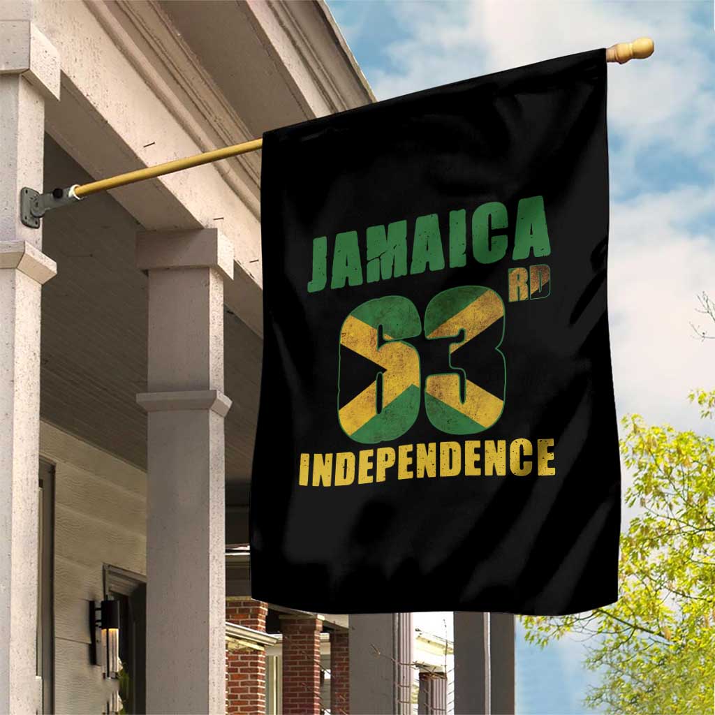 Jamaica 63rd Independence Garden Flag Jamaican Pride - Wonder Print Shop