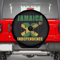 Jamaica 63rd Independence Spare Tire Cover Jamaican Pride - Wonder Print Shop