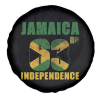 Jamaica 63rd Independence Spare Tire Cover Jamaican Pride - Wonder Print Shop