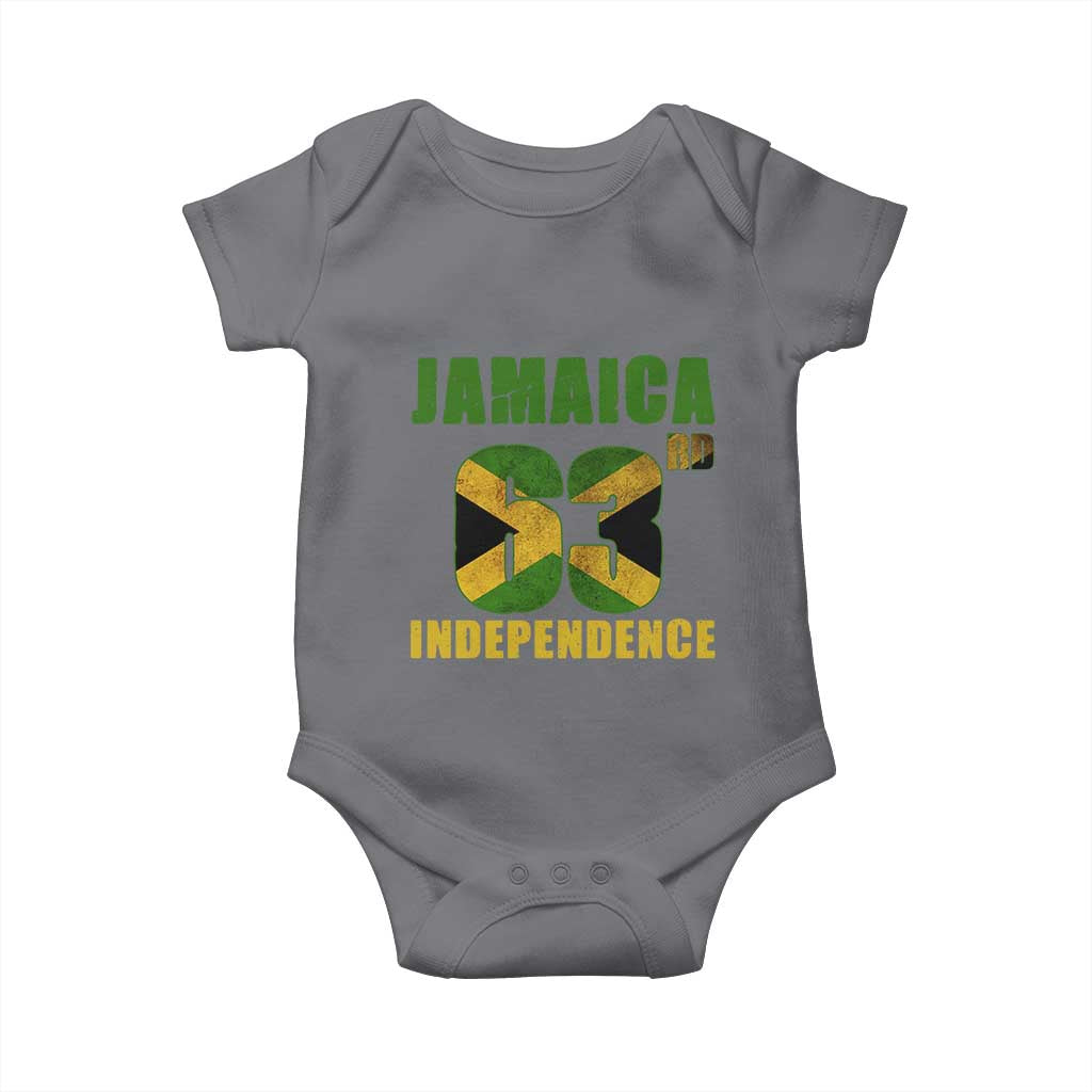 Jamaica 63rd Independence Baby Onesie Jamaican Pride - Wonder Print Shop