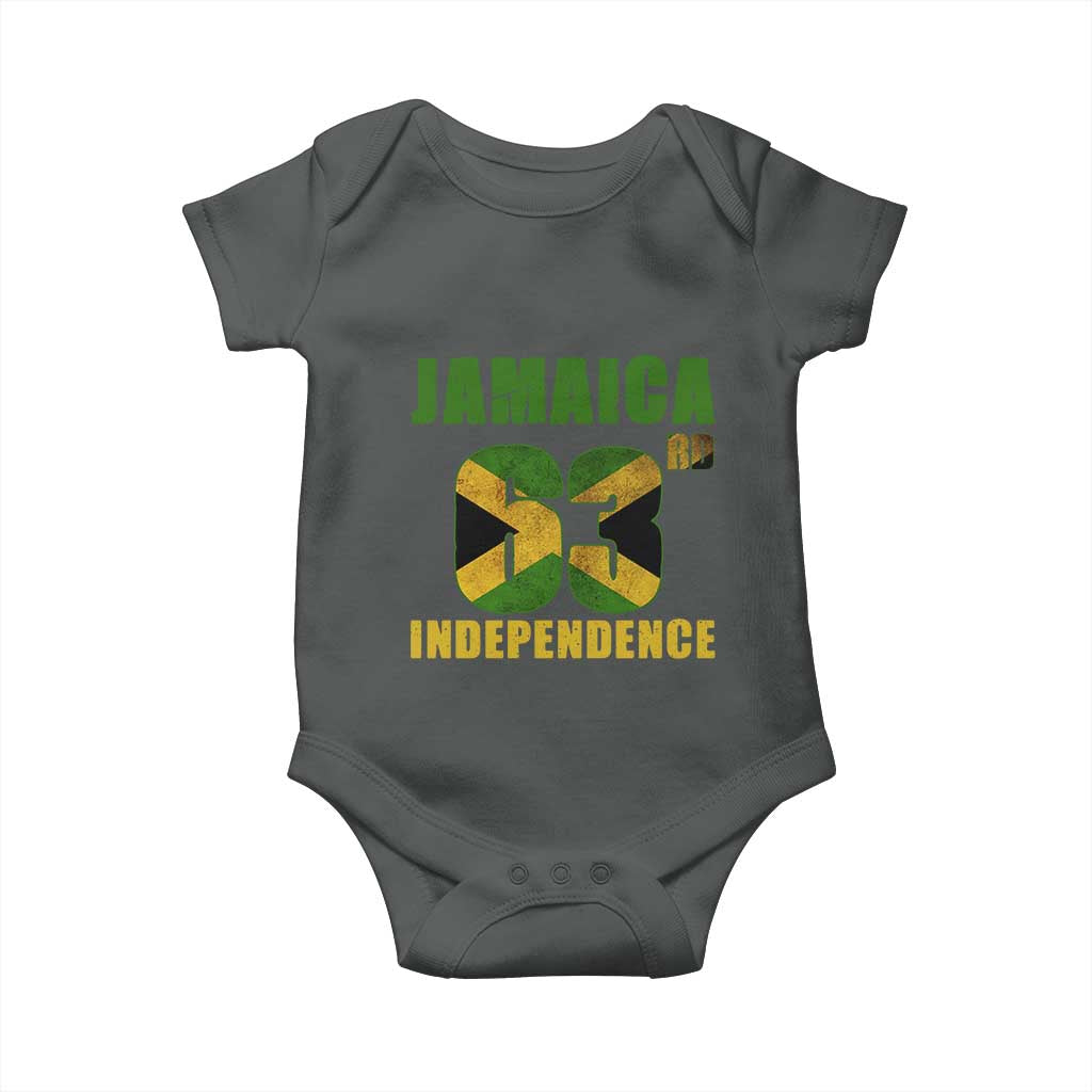 Jamaica 63rd Independence Baby Onesie Jamaican Pride - Wonder Print Shop