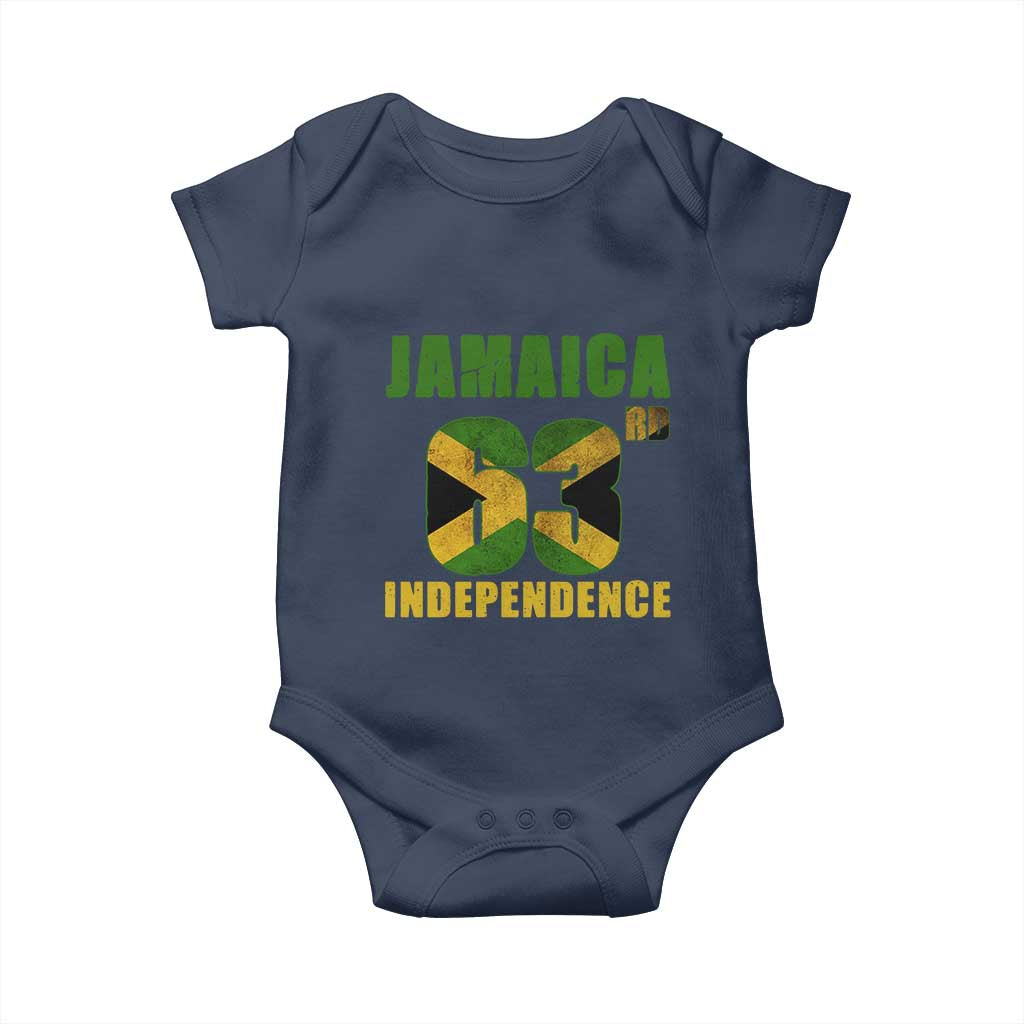 Jamaica 63rd Independence Baby Onesie Jamaican Pride - Wonder Print Shop