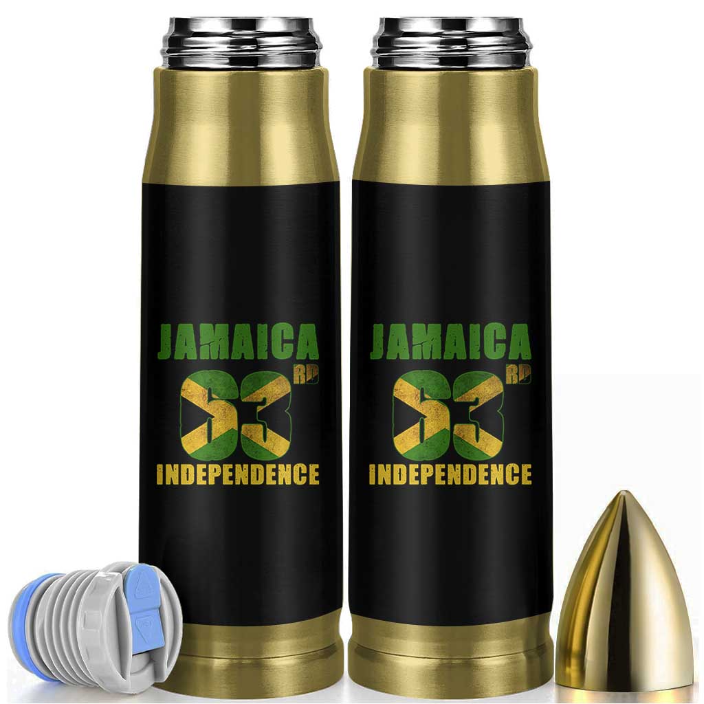Jamaica 63rd Independence Bullet Tumbler Jamaican Pride - Wonder Print Shop