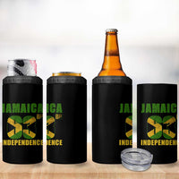 Jamaica 63rd Independence 4 in 1 Can Cooler Tumbler Jamaican Pride - Wonder Print Shop