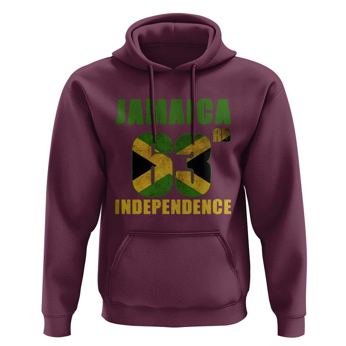 Jamaica 63rd Independence Hoodie Jamaican Pride - Wonder Print Shop