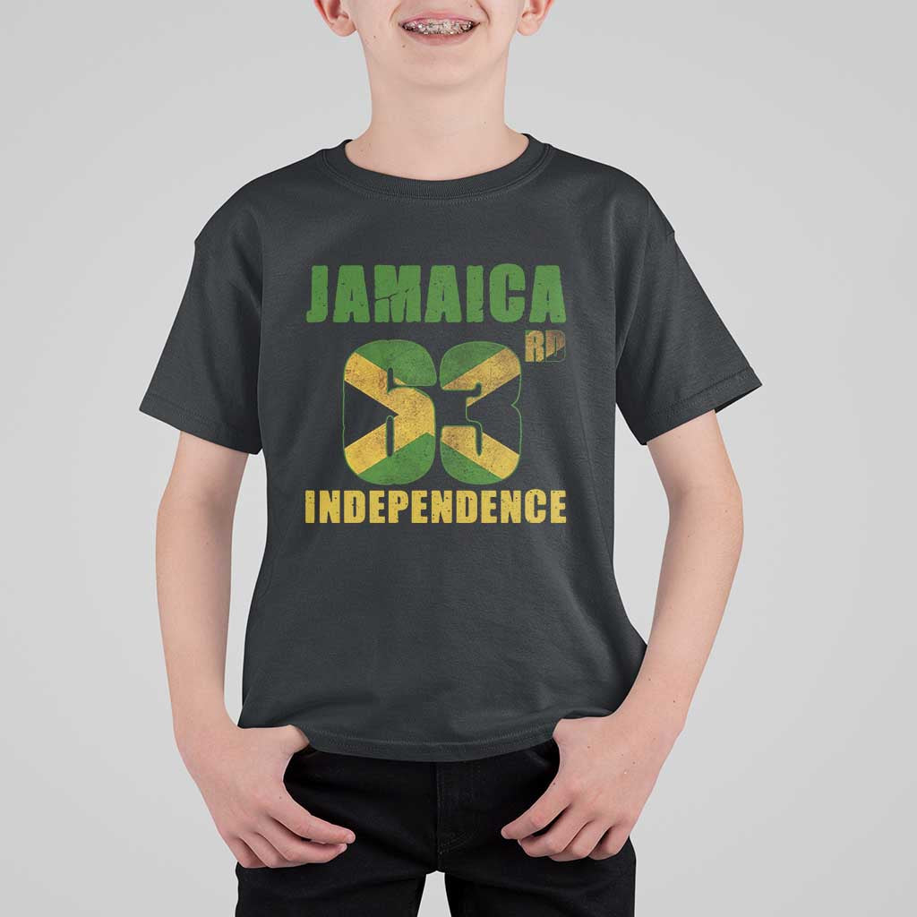 Jamaica 63rd Independence T Shirt For Kid Jamaican Pride - Wonder Print Shop