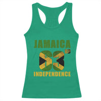 Jamaica 63rd Independence Racerback Tank Top Jamaican Pride - Wonder Print Shop